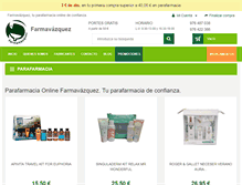 Tablet Screenshot of farmavazquez.com